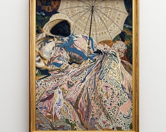 Flowing Dress: Kerry James Marshall Art Print