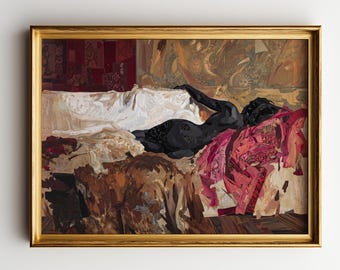 Luscious Dreams: Dark Academia Art Print