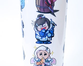 Overwatch Dev Doodle 20oz Stainless Steel Tumbler Set