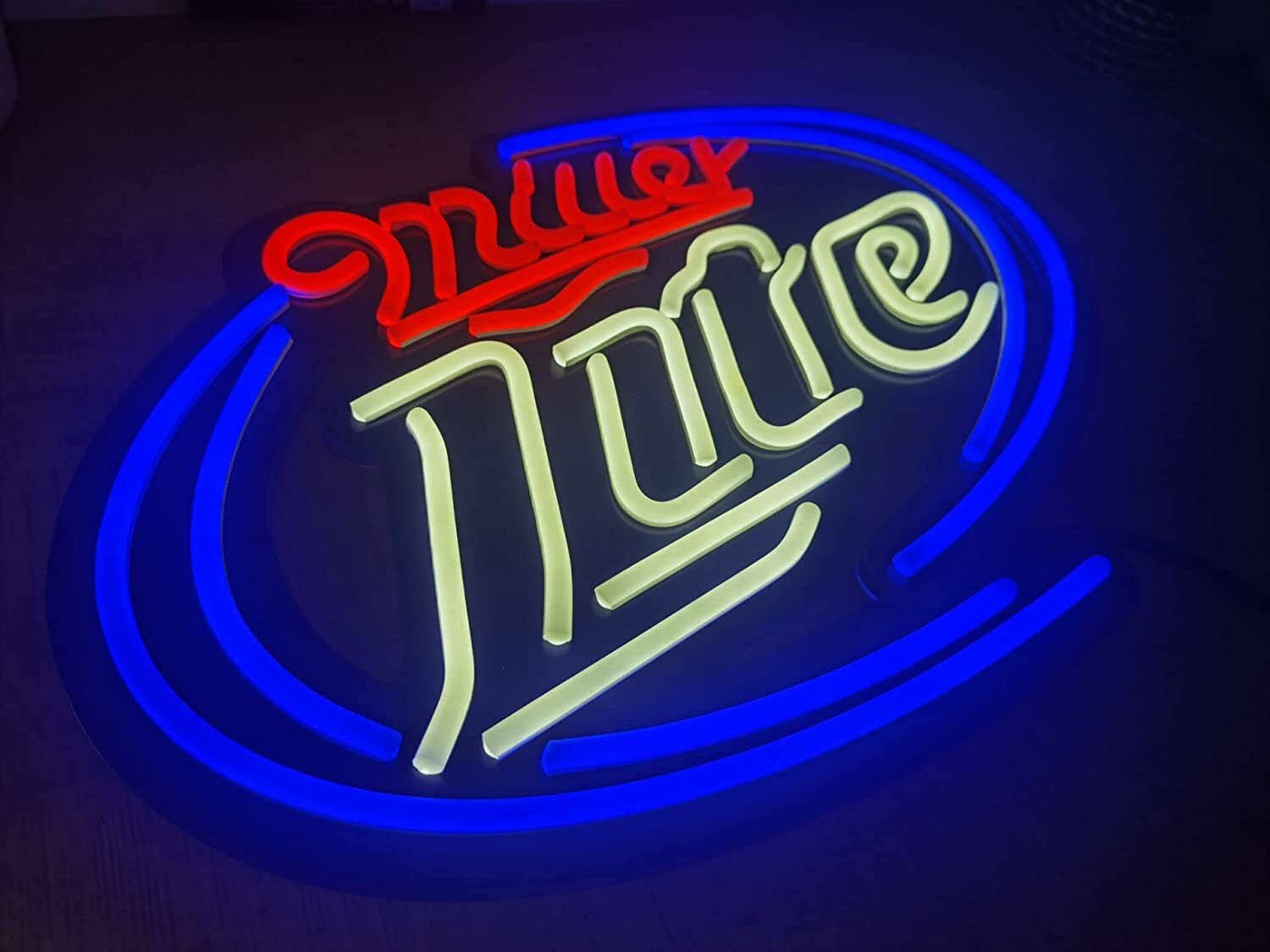 Miller Lite LED Neon Wedding Sign Light Neon Bar Sign Etsy
