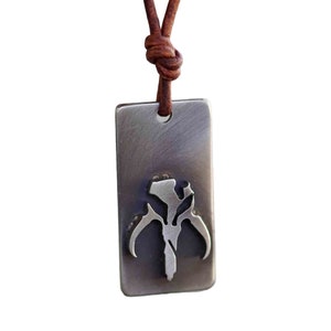 Mandalorian Mythosaur Necklace star wars Jewelry clone wars Jewelry