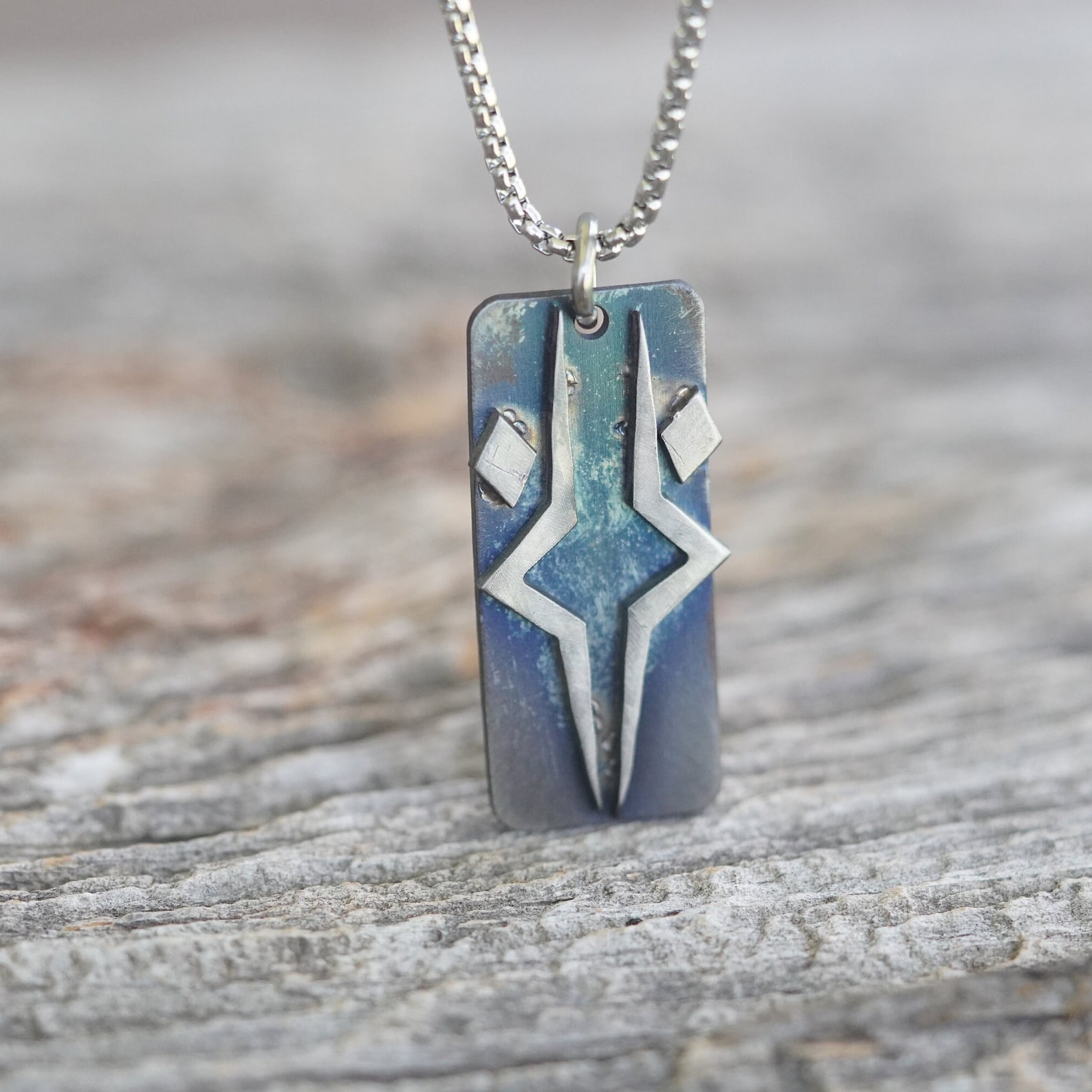 Ahsoka Tano Fulcrum Symbol Necklace Star Wars Gift Stainless Steel
