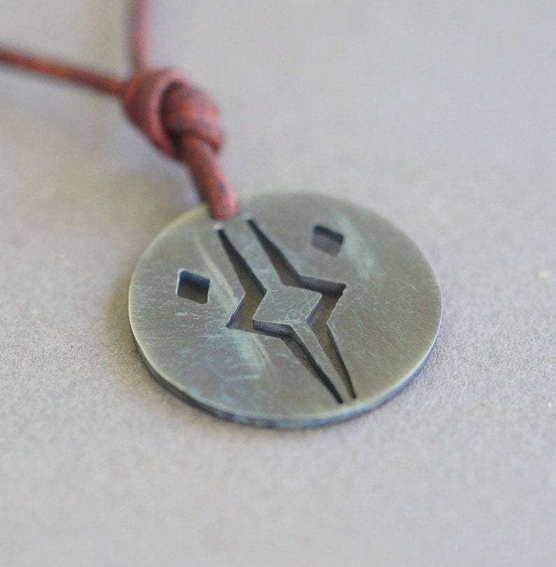 Ahsoka Tano Necklace Fulcrum Symbol Jewelry Star Wars Gift Etsy