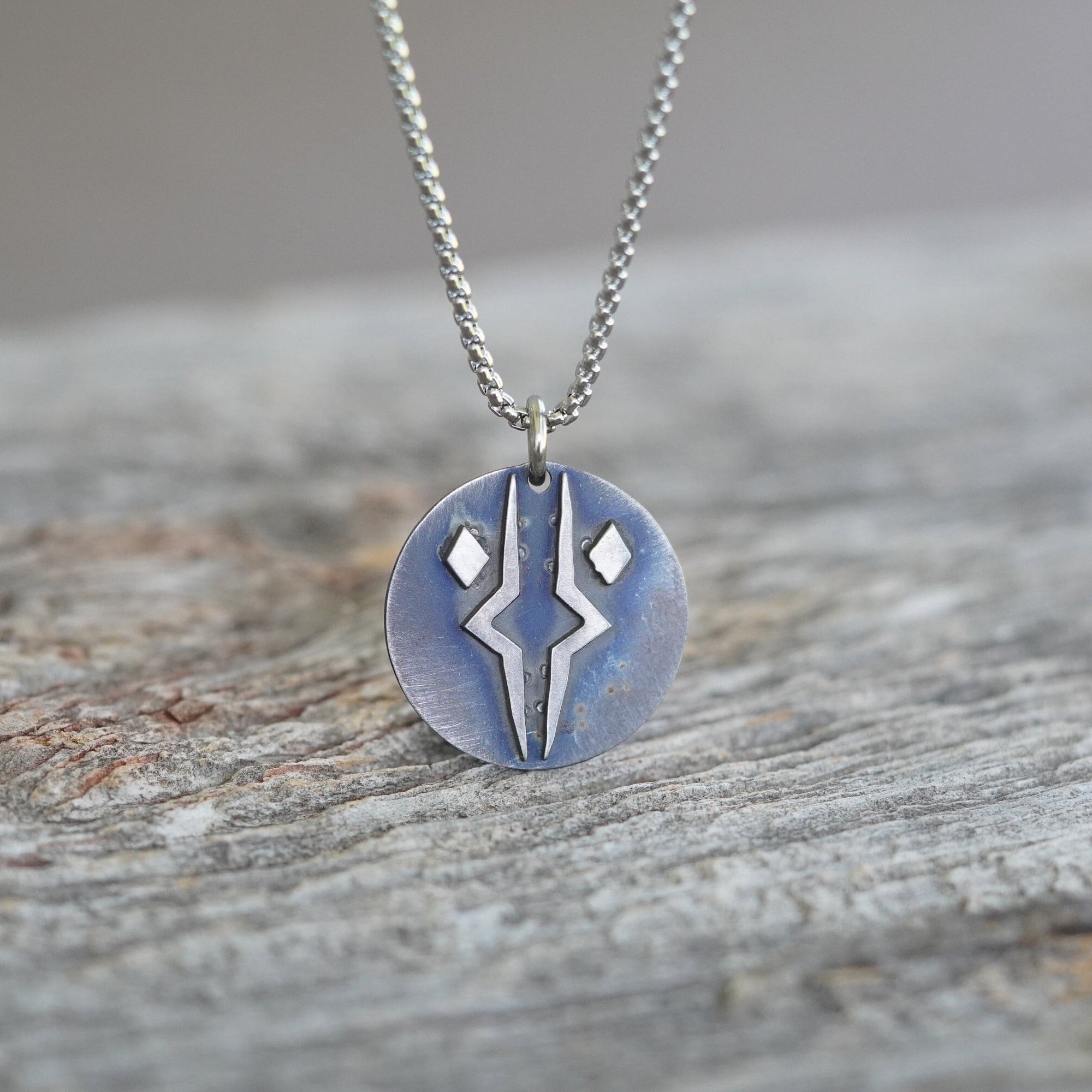 Ahsoka Tano Necklace Fulcrum Symbol Jewelry Star Wars Gift Etsy