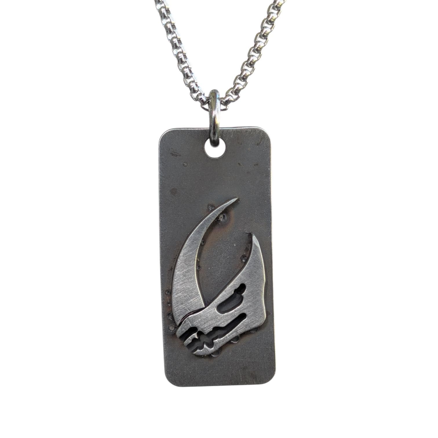 Mandalorian Mudhorn Signet Necklace - Handcrafted Beskar-style