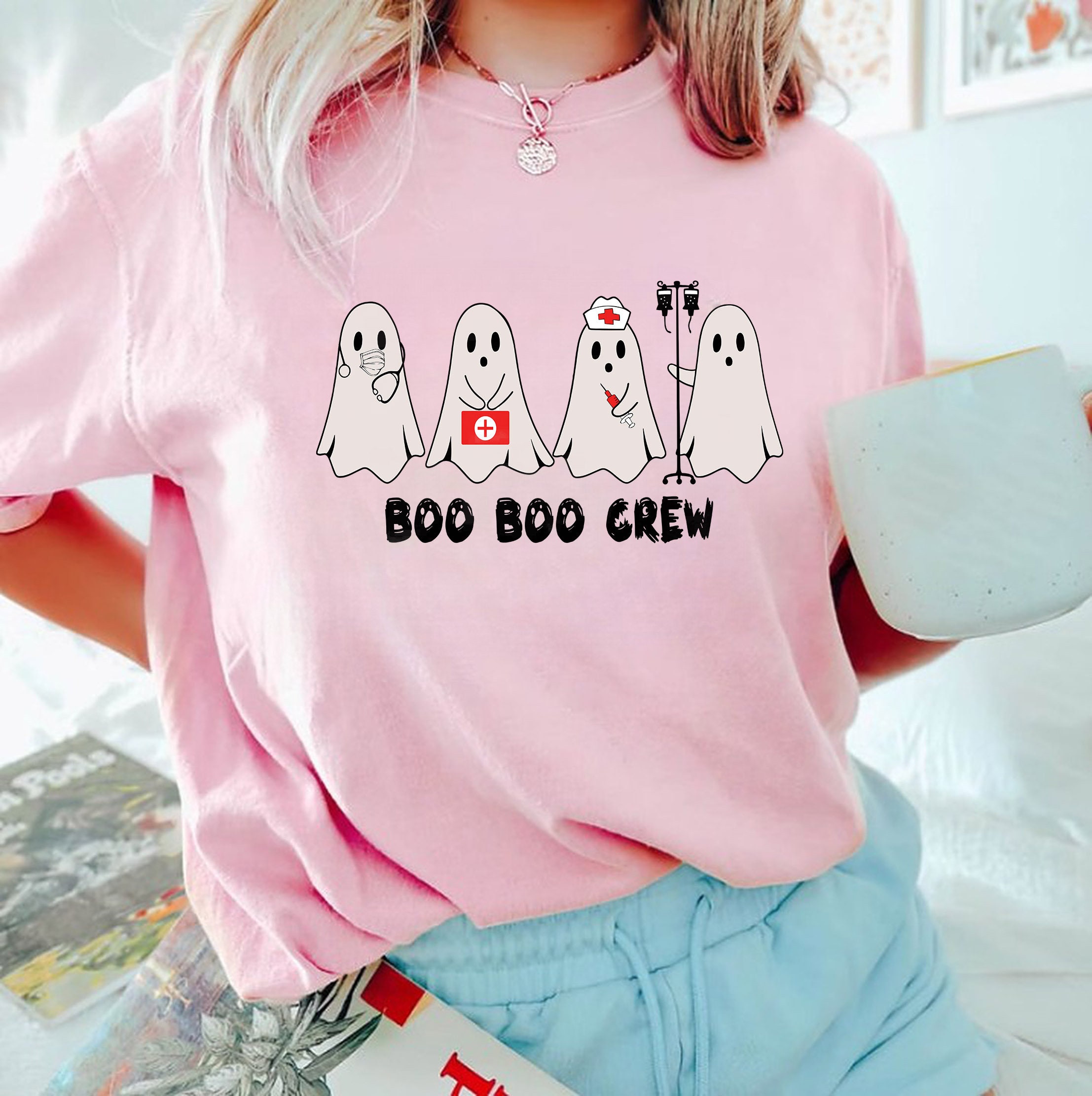 Discover Boo Boo Crew Shirt, Boo Nurse Shirt, Cute Nurse Shirt, Halloween Nurse Shirt, Spooky Nurse Shirt, Halloween Nurse Gift, Nursing School Shirt