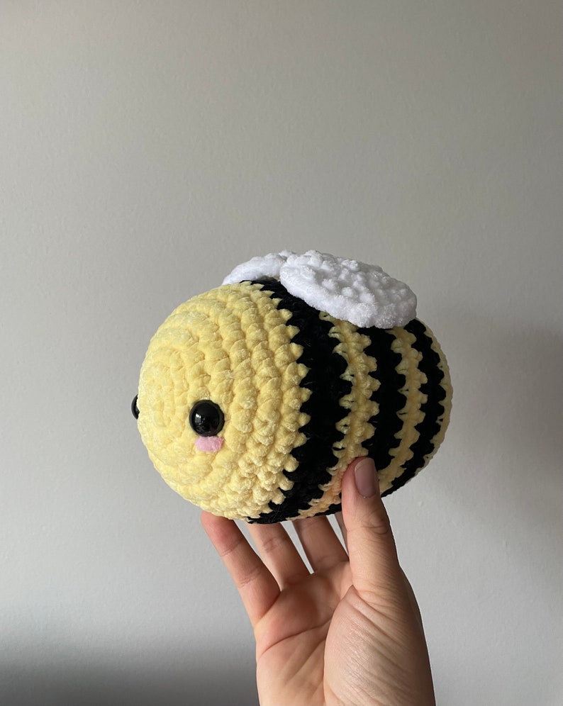 Chunky Bee Crochet Plush Cute Bee Amigurumi - Etsy