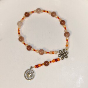Small Dazhbog(Dazhboh) prayer beads: Slavic god of the Sun, Light, and Fortune