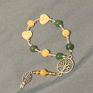 Small Sif prayer beads: Norse goddess of Marriage, Fertility, and Grain/Wife of Thor