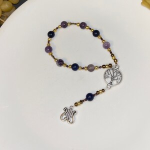 Small Bragi prayer beads: Norse god of poetry, bards, music, and wisdom