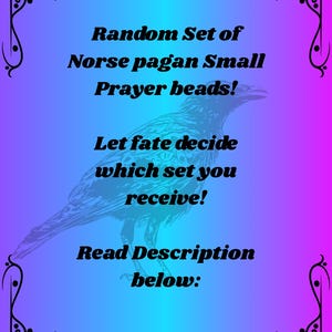 Small Random Norse Pagan Prayerbeads