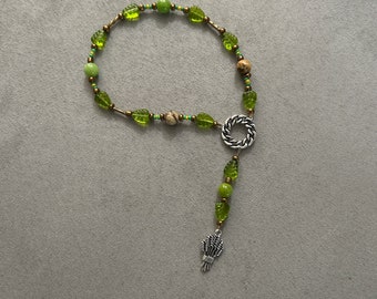 Small Demeter Prayer beads: Hellenic goddess of agriculture, fertility, and livestock