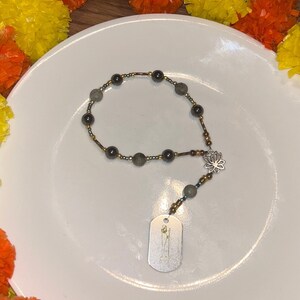 Small Ptah prayer beads: Kemetic god of creation and Patron of Crafters/Architects