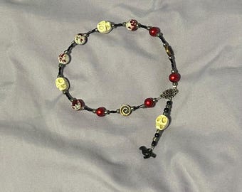 Small Hades prayer beads: Hellenic god of the underworld, dead, and wealth