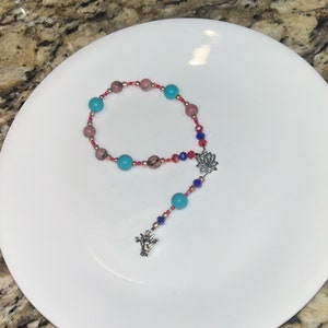 Small Hathor(Het-Hert/Hwt-Hr) prayer beads: Kemetic goddess of Love, Music, Fertility, and Dance