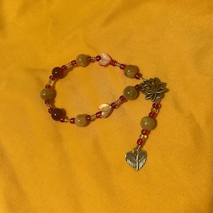 Small Freyja(Freya) prayer beads: Norse goddess of Love, Fertility, War, and Seidr