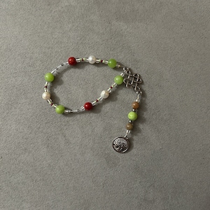 Small Brigid(Brigit)prayer beads: Irish Celtic goddess of Healers, Poets, The Hearth, Livestock, Fertility, and Blacksmithing