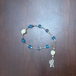 Small Frigg prayer beads: Norse goddess of Marriage, Fate, and Weaving