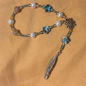 Small Ma’at prayer beads: Kemetic goddess of Law, Order, and Justice