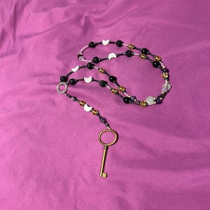 Hekate(Hecate) prayer necklace/Large prayer beads: Hellenic Titaness of Magic, Liminality, and the moon