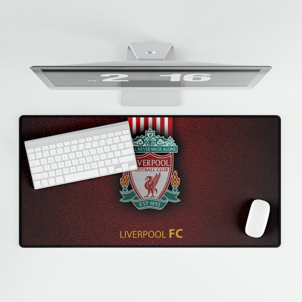 Liverpool Desk Mats, Liverpool Mouse Pads, Mousepad Artwork, Football Mouse Pad, Home Office Gift