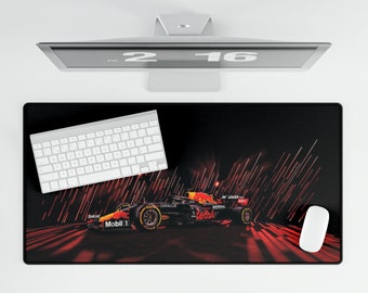 Red Bull Desk Mat, Red Bull Mouse Pad, Red Bull, Formule 1, F1, F1 Gift, F1 Merch, F1 Mouse Pad, Max Verstappen, Sergio Perez