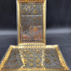 Vintage Set of 2 Georges Briard Rectangle Dishes
