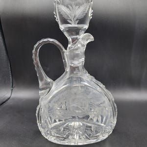 Vintage Cut Crystal Decanter