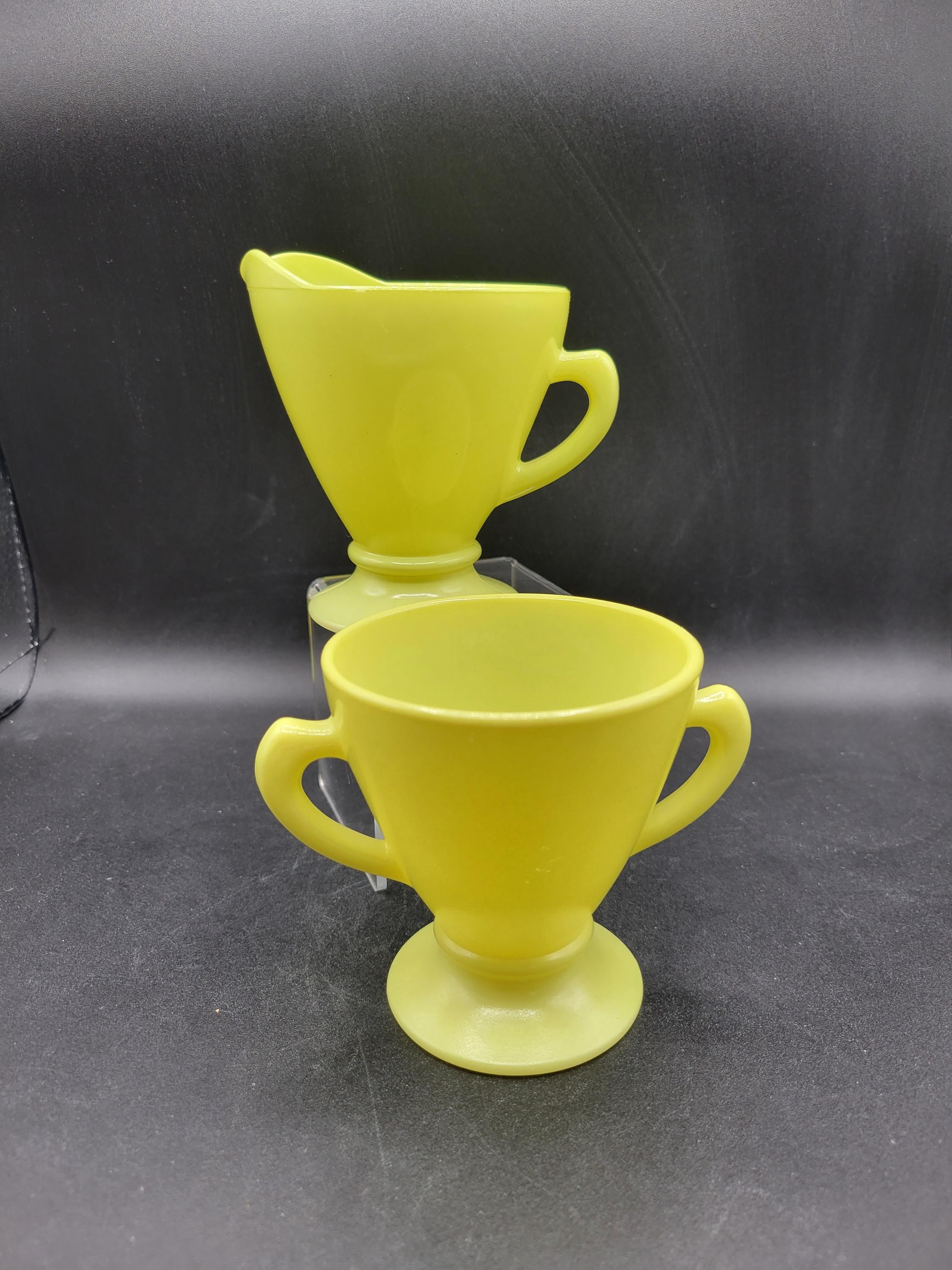 Vintage Hazel Atlas Chartreuse - Etsy