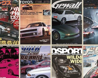 JDM Auto Miniposter Set (10|30|50 Teile)