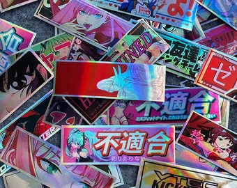 JDM Anime Slap Sticker Set (32 Pieces)