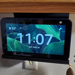 Echo Show 5  Under Cabinet Mount | 3D Print | (Gen 1 & 2 only, Read Full Description)