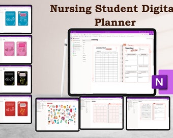 Digitale planner verpleegschool | OneNote-sjabloon (pdf)
