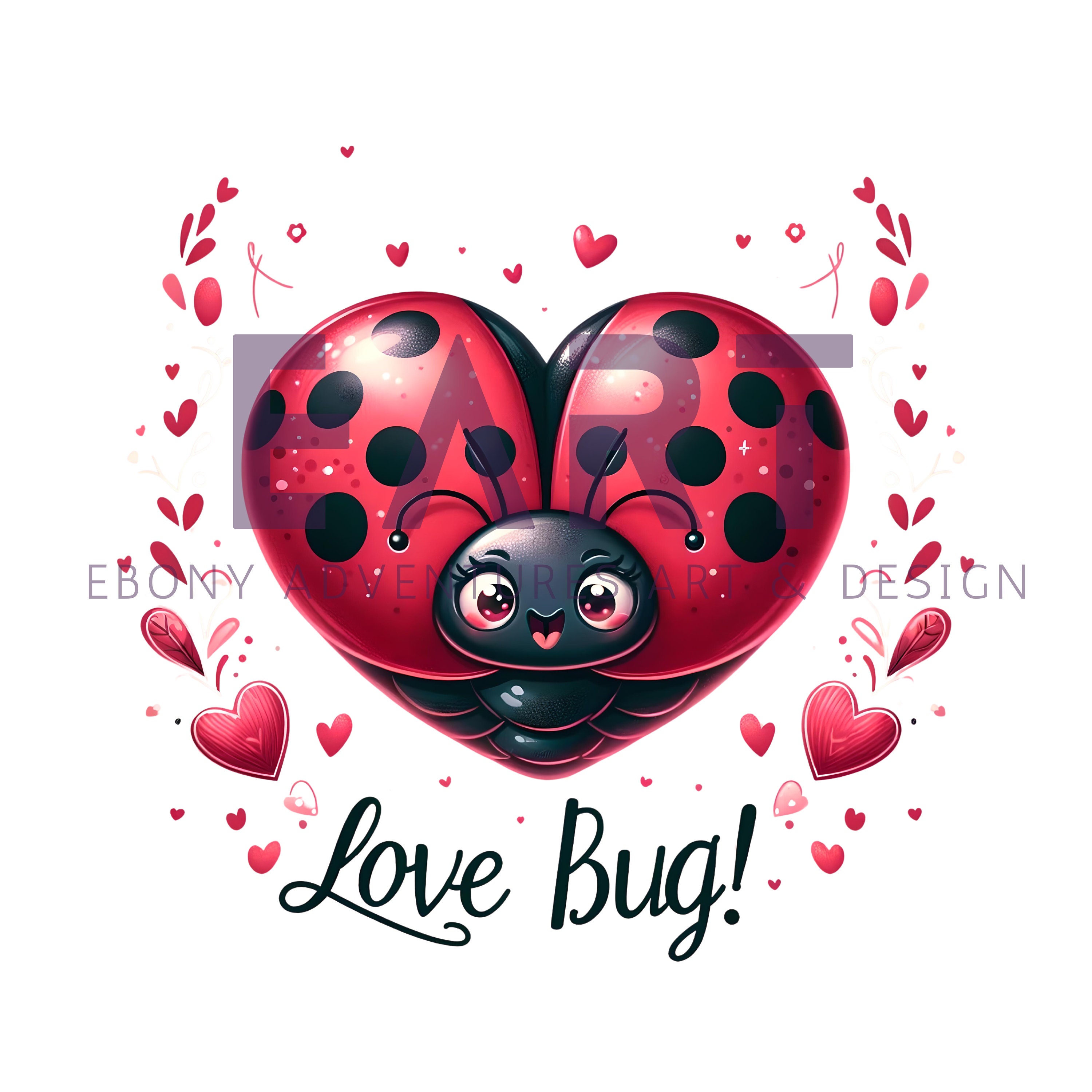 Love Bug Clipart| Cute Love PNG| Love Connection| Unique Valentine | Love and Romance PNG| Love ...