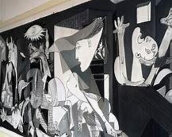 Pablo Picasso Guernica Oil Painting, High-resolution Digital
