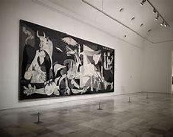 Pablo Picasso Guernica Oil Painting, High-resolution Digital Pablo Picasso Guernica Oil Painting, High-resolution Digital