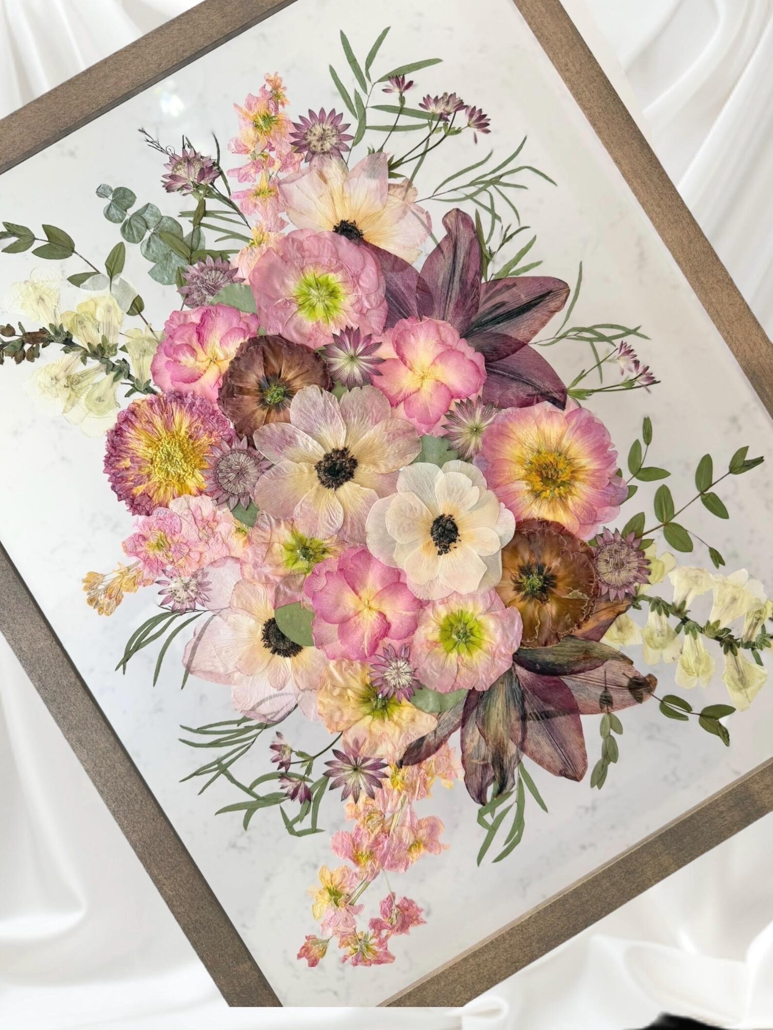 Wedding Flower Bouquet Preservation - 16x20