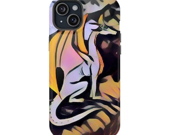 Protective Abstract Dragon Case, Impact-Resistant Phone Cover, Dragon Design, Phone Case Gift, Stylish Phone Protection