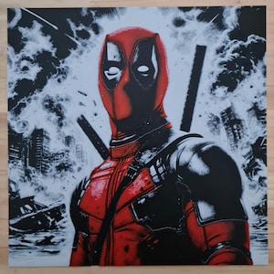 Deadpool - Hueforge 3D Printed