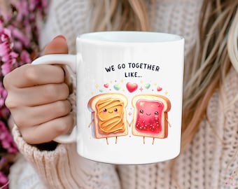 Couples Coffee Mug Set Gift for Couple Valentine Day Anniversary Gift for Her Matching Coffee Mug Romantic Gift for Kitchen Coffee Cup Set