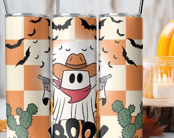 Spooky Halloween Tumbler Gift For Halloween Lovers Travel Mug For Halloween Ghost Tumbler Custom Halloween Cup