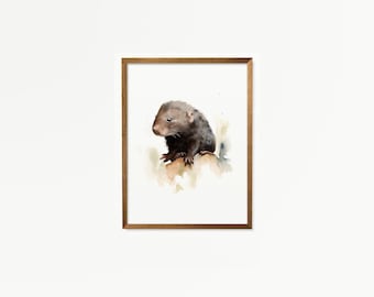 A Bright Picture of a Mole for My Child's Room | Printable Designs