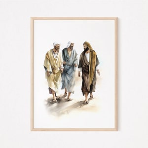 A Bright Picture of the Road to Emmaus | Printable Designs