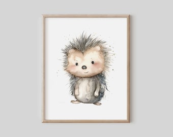 A Bright Picture of a Porcupine for My Child's Room | Printable Designs