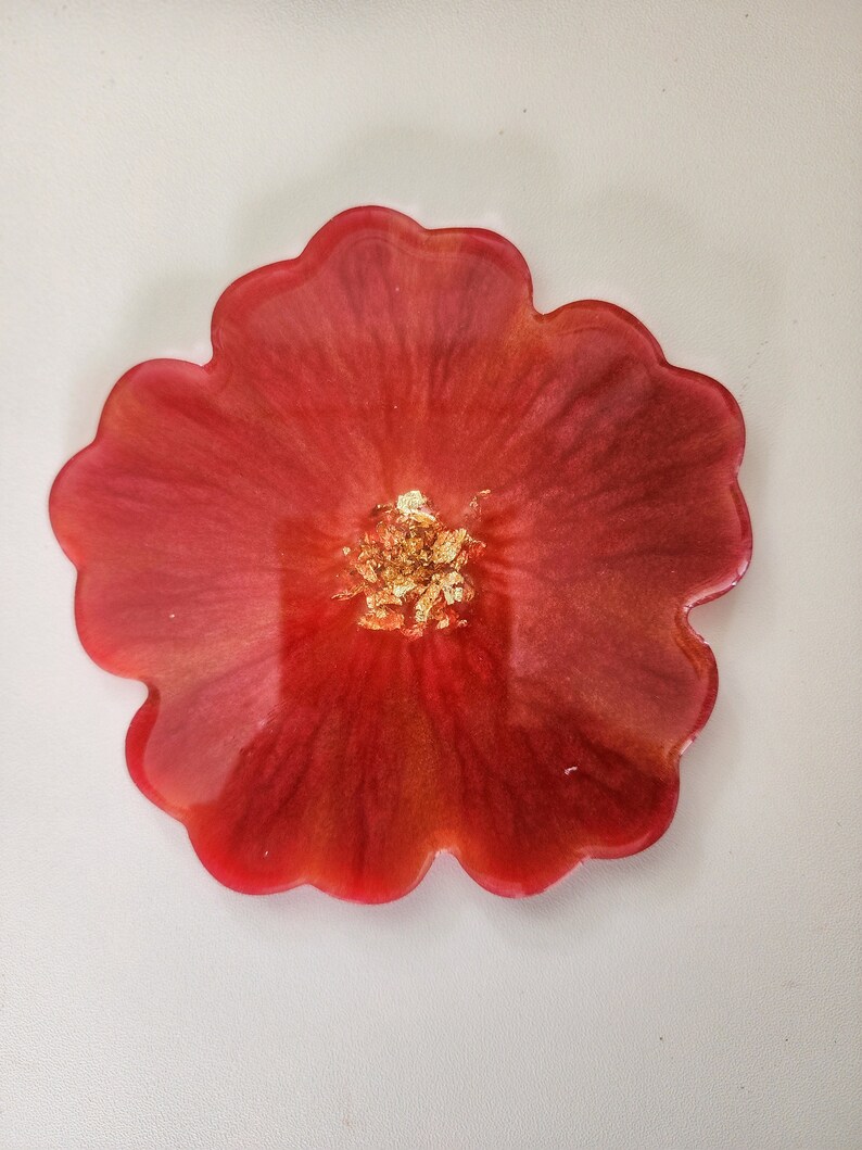 Flower Feeling 4pc Acrylic Coaster Set main image 0