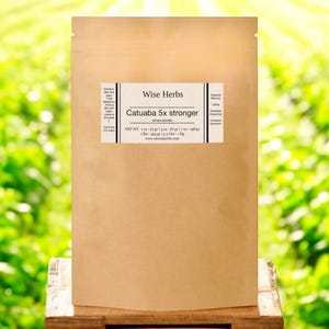 Brazilian Catuaba | High Potency | Catuaba Extract Powder | Serotonin Dopamine | Organic Catuaba Bark Powder | Wellbeing Support | Organic