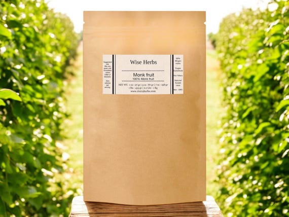 Organic Monk Fruit Powder: Zero Calorie Natural Sweetener