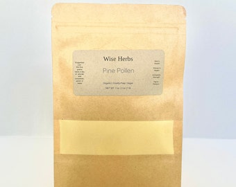 Pine Pollen Powder | Vitality | Cracked Broken Cell Wall | Organic |