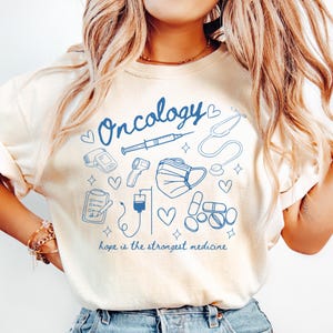 Oncology Nurse Shirt Inspirational Chemo Nurse Tee Gift for Hem Onc Nurse Hematology Oncology Team TShirts Pediatric Oncology RN Shirt