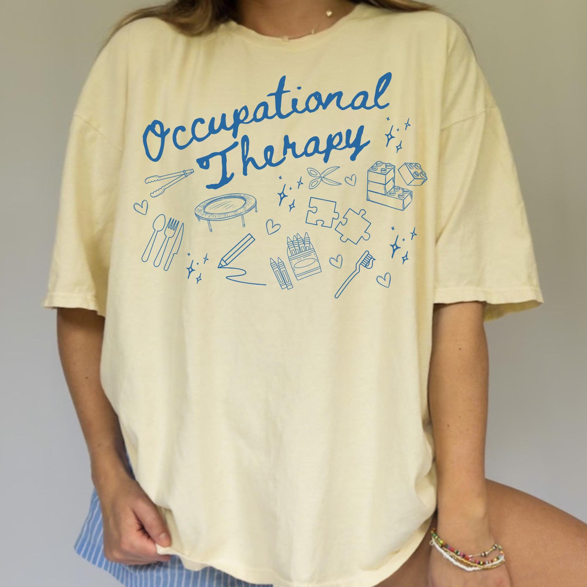 Ergotherapie Shirt Kinder OT Shirt Komfort Farben OT Shirt Minimalist Ergotherapie Assistent T-Shirt OTA Geschenk